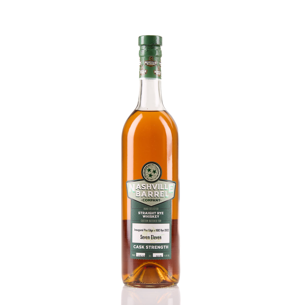 NASHVILLE BARREL COMPANY CASK STRENGTH RYE 750 mL – Cask Store™