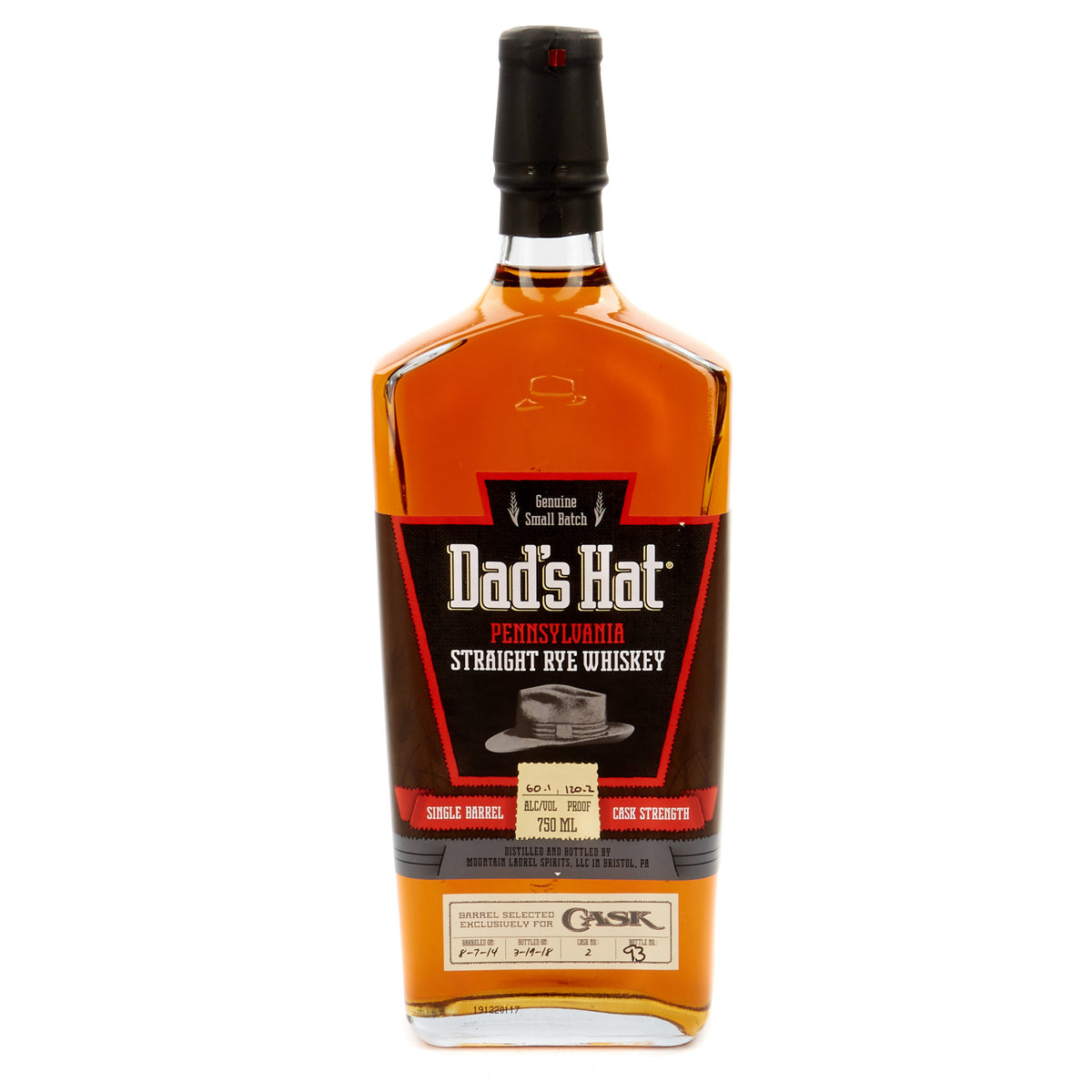 DAD'S HAT RYE CASK EXCLUSIVE 750 mL – Cask Store™