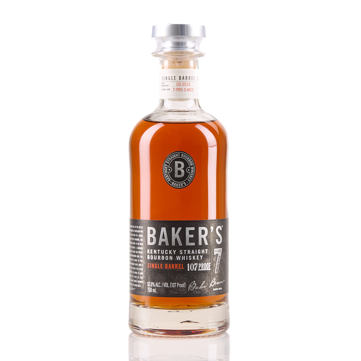 BAKER'S 7 YEAR SINGLE BARREL BOURBON 750 mL – Cask Store™