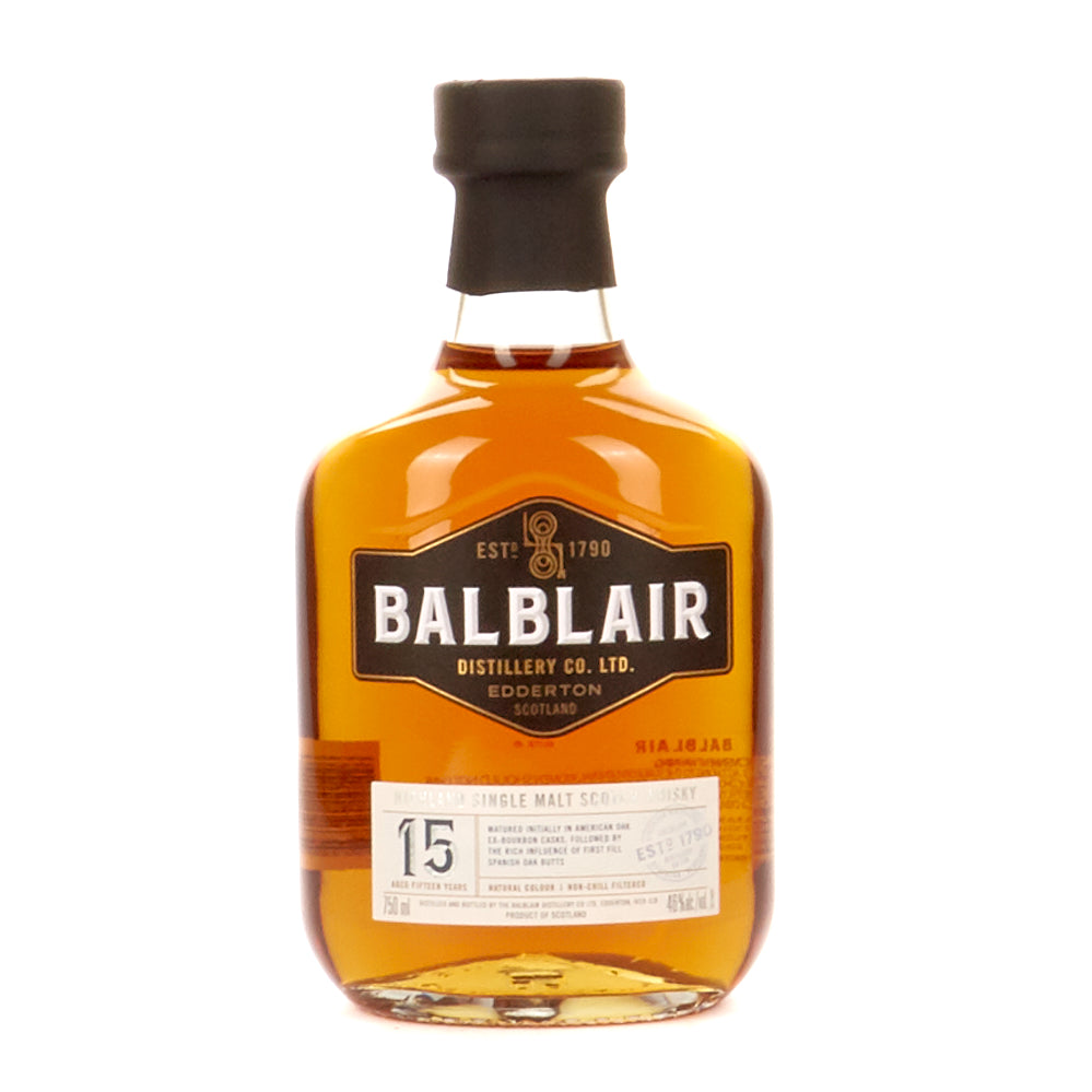 BALBLAIR 15 YEAR 750 mL – Cask Store™