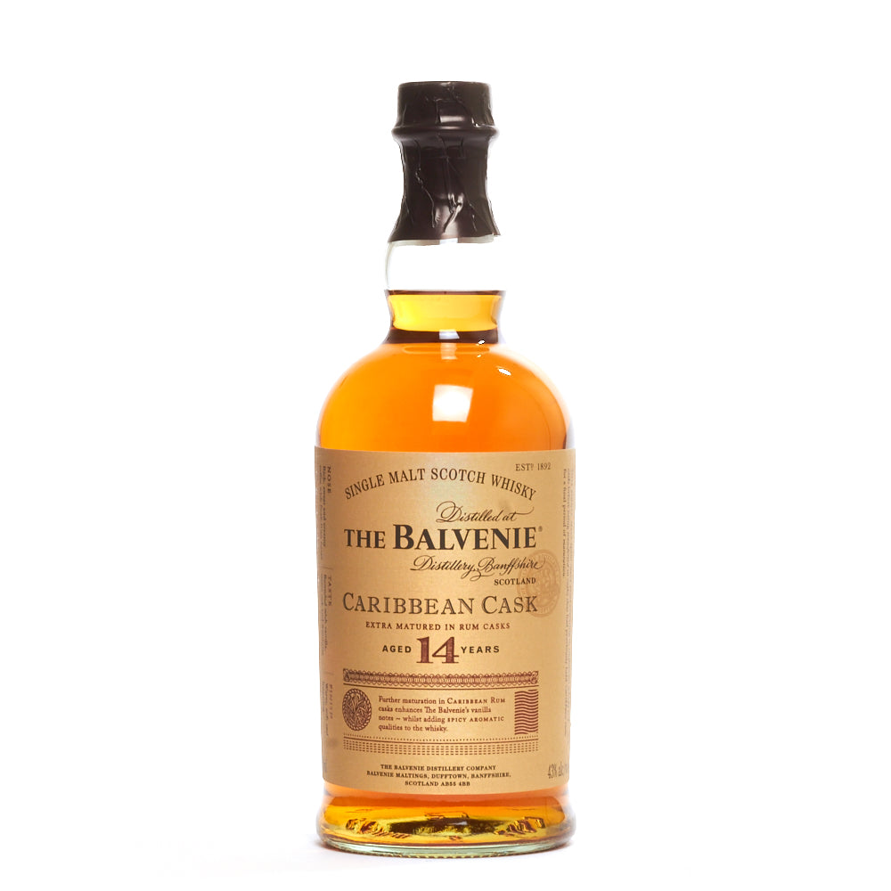 (値下げ)THE BALVENIE CARIBBEAN CASK 14年 The Balvenie Caribbean Cask 14 200ml - Scotch Whisky