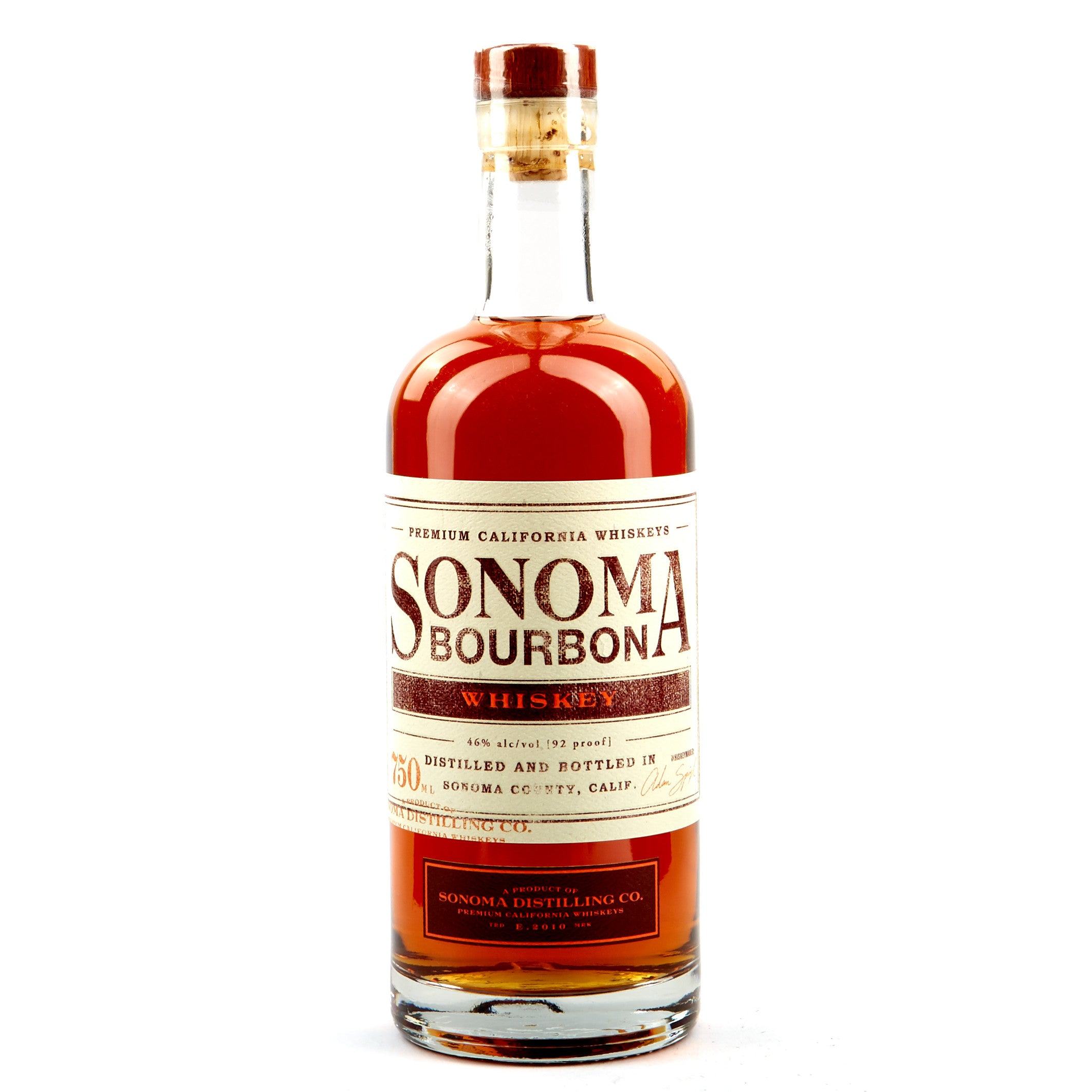 SONOMA DISTILLING CO. STRAIGHT BOURBON WHISKEY 750 mL – Cask Store™